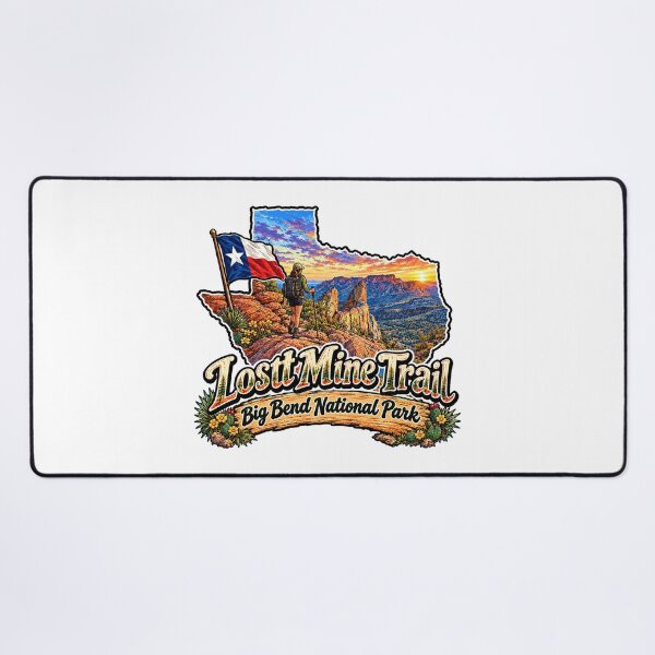 Item preview, Lost Mine Trail (Big Bend National Park Texas) designed and sold by clarkfraser.
