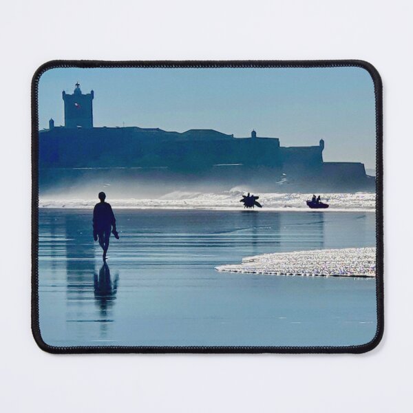 Item preview, Carcavelos beach. Bugio. Forte de São Julião da Barra. Lisbon designed and sold by Tereza Pilar Art.
