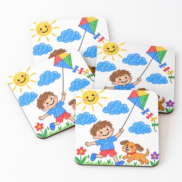 Item preview, Kite & Puppy Adventure designed and sold by rachidloucif.