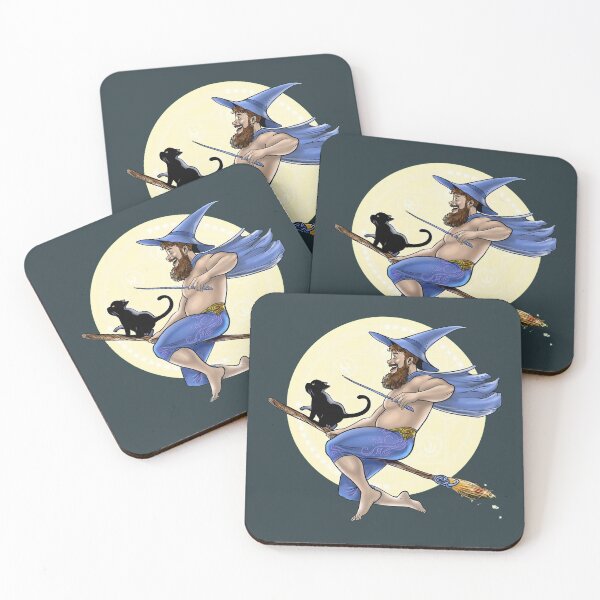 Item preview, Cute Witch Flying 0n Broomstick Halloween designed and sold by LauziCods.