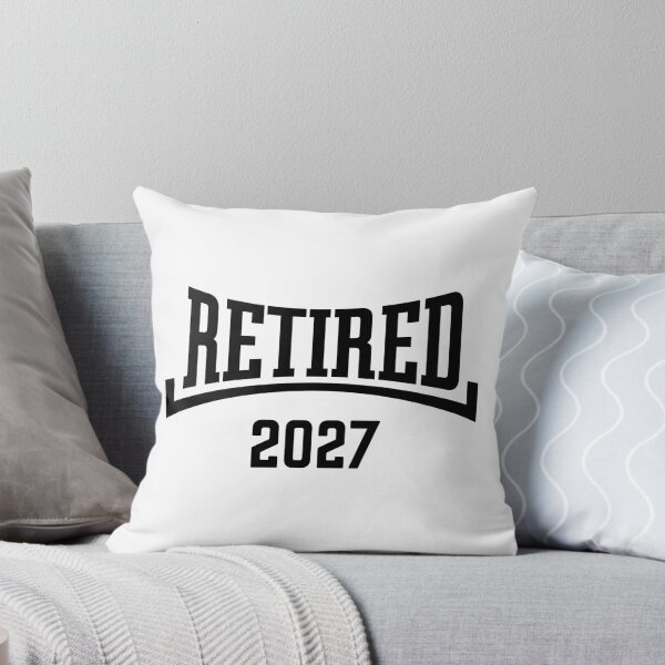 Item preview, Retired 2027 (Retiree / Pensioner / Concave / Black) designed and sold by MrFaulbaum.