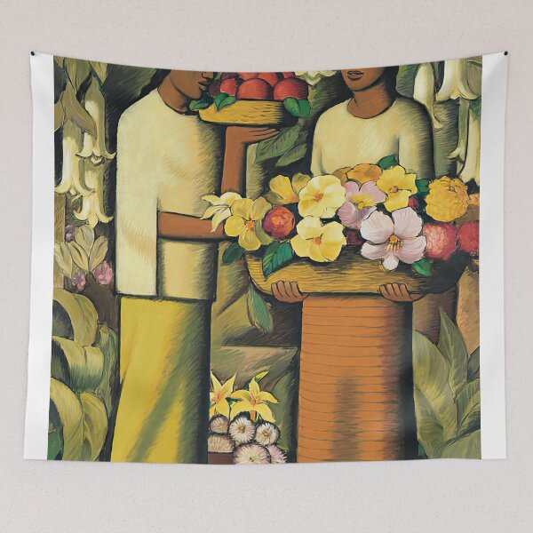 Item preview, Alfredo Ramos Martinez, women with flowers designed and sold by warrickjessica.