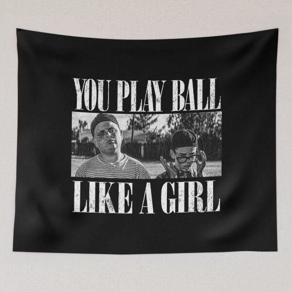 Item preview, The Sandlot You Play Ball Like a Girl Vintage Baseball Movie Graphic designed and sold by frexalos.