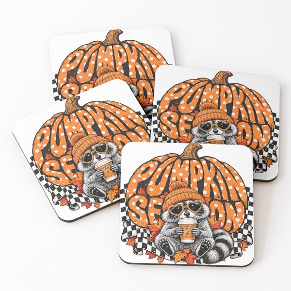 Item preview, Pumpkin Spice Season Raccoon Autumn Shirt designed and sold by DesignArtist.ia.