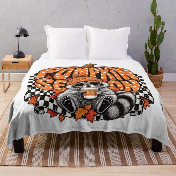 Item preview, Pumpkin Spice Season Raccoon Autumn Shirt designed and sold by DesignArtist.ia.