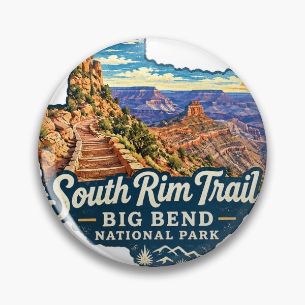 Item preview, South Rim Trail Texas (Big Bend National Park) designed and sold by clarkfraser.