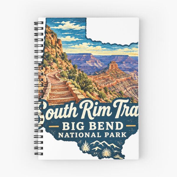 Item preview, South Rim Trail Texas (Big Bend National Park) designed and sold by clarkfraser.