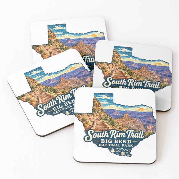 Item preview, South Rim Trail Texas (Big Bend National Park) designed and sold by clarkfraser.