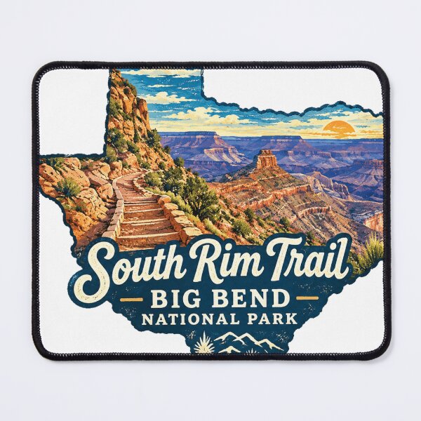 Item preview, South Rim Trail Texas (Big Bend National Park) designed and sold by clarkfraser.