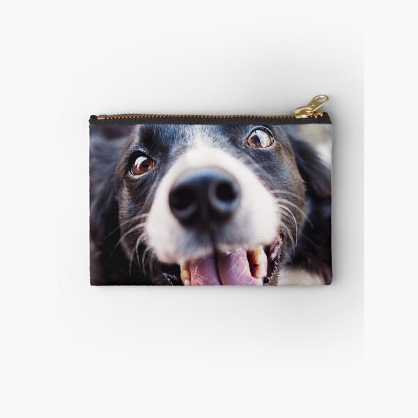 Item preview, Joyful Border Collie Dog Looking Up Happily designed and sold by VanGaldo.
