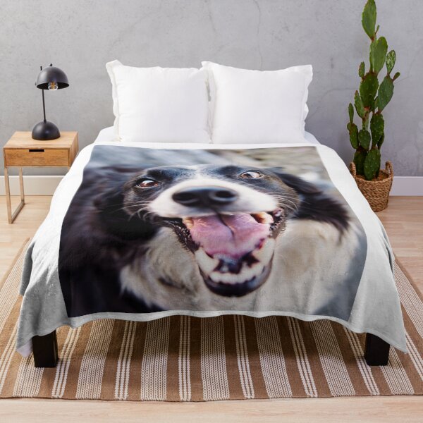 Item preview, Joyful Border Collie Dog Looking Up Happily designed and sold by VanGaldo.