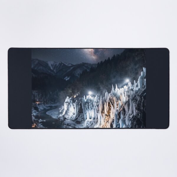 Artikelvorschau, Misotsuchi-Eiszapfen-Sternennachtfotografie entworfen und verkauft von conohitoAI-ArtGallery.