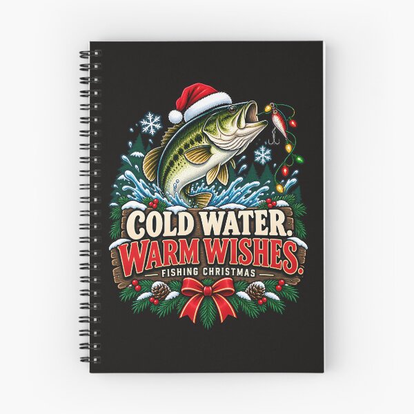 Item preview, Fishing Christmas – Cold Water Warm Wishes designed and sold by MiSuPa Studio.