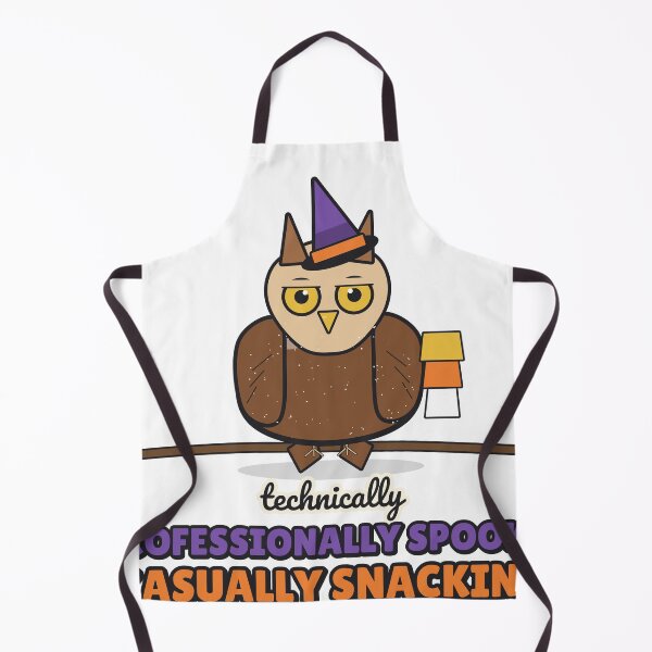 Item preview, Professionally Spooky, Casually Snacking - Funny Halloween Owl designed and sold by BooAndBloomCo.