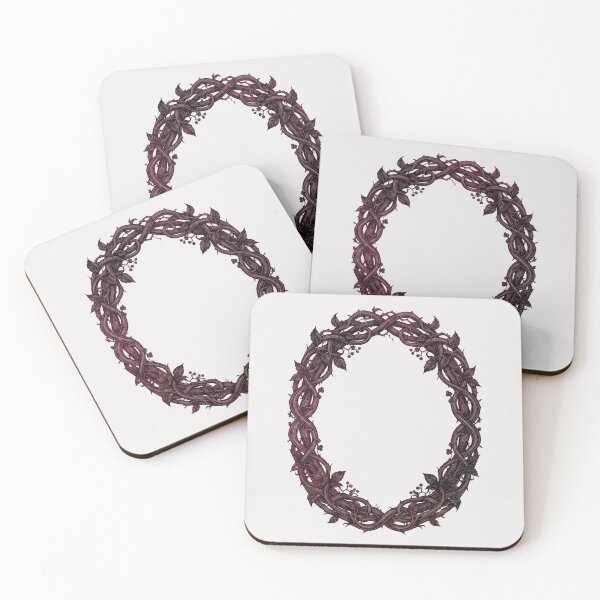 Item preview, Dark Botanical Gothic Frame - Spooky Thorny Vine Border designed and sold by urmoments.