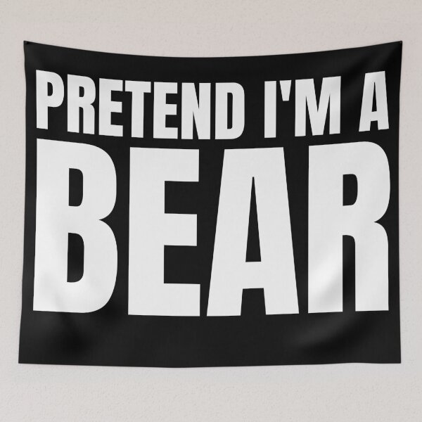 Item preview, Pretend I'm A Bear - Lazy Halloween Costume designed and sold by Vision Crafted.