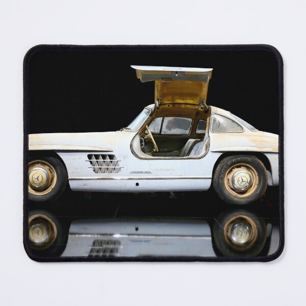 Item preview, 1954 Mercedes-Benz 300 SL Gullwing Barn Find designed and sold by Peter Kraaibeek Art Gallery.