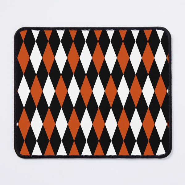 Item preview, Brown Black White Harlequin Diamonds Pattern - Dark designed and sold by PatternTitan.