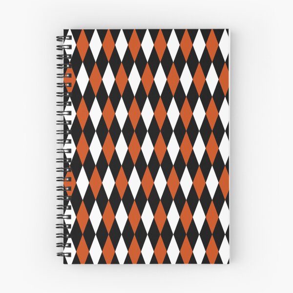 Item preview, Brown Black White Harlequin Diamonds Pattern - Dark  designed and sold by PatternTitan.