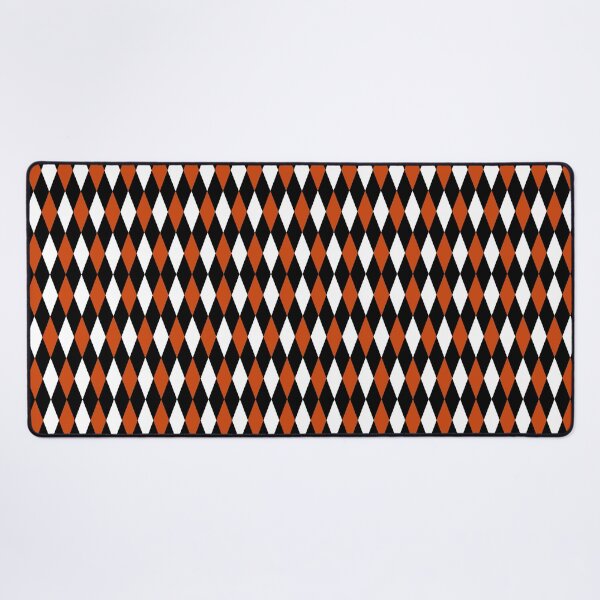 Item preview, Brown Black White Harlequin Diamonds Pattern - Dark designed and sold by PatternTitan.