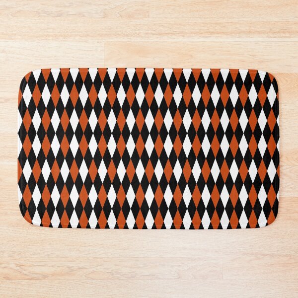 Item preview, Brown Black White Harlequin Diamonds Pattern - Dark  designed and sold by PatternTitan.