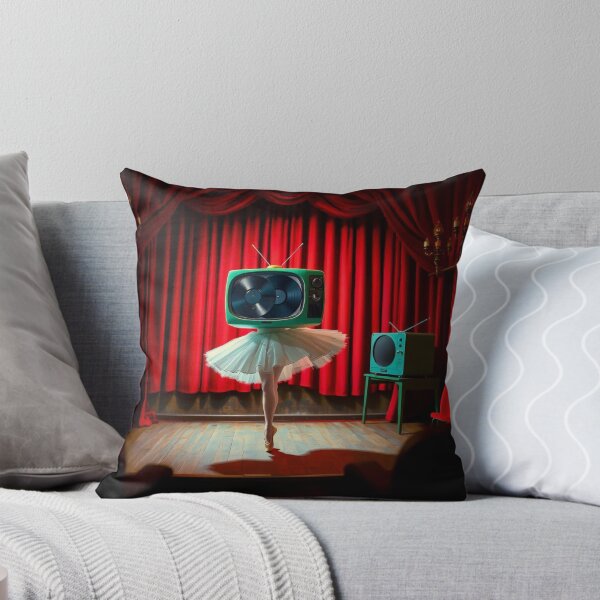 Item preview, Surreal TV Ballerina Stage Cinema Movie Poster designed and sold by Cine8.