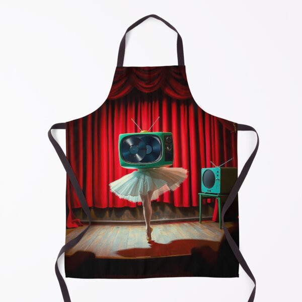 Item preview, Surreal TV Ballerina Stage Cinema Movie Poster designed and sold by Cine8.
