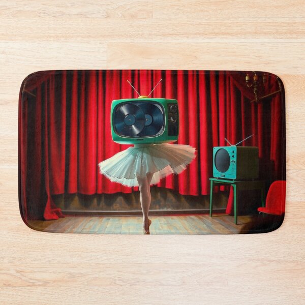 Item preview, Surreal TV Ballerina Stage Cinema Movie Poster designed and sold by Cine8.