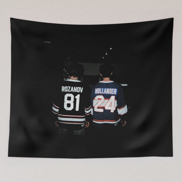 Item preview, Heated Rivalry Rozanov Hollander Hockey Couple Character Graphic designed and sold by ZWITABLDIYA.