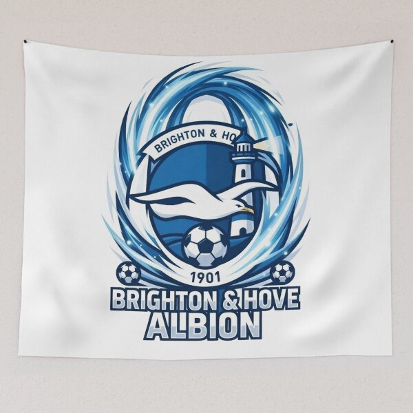 Item preview, Brighton and Hove Albion FC Retro Crest designed and sold by annaarthk.