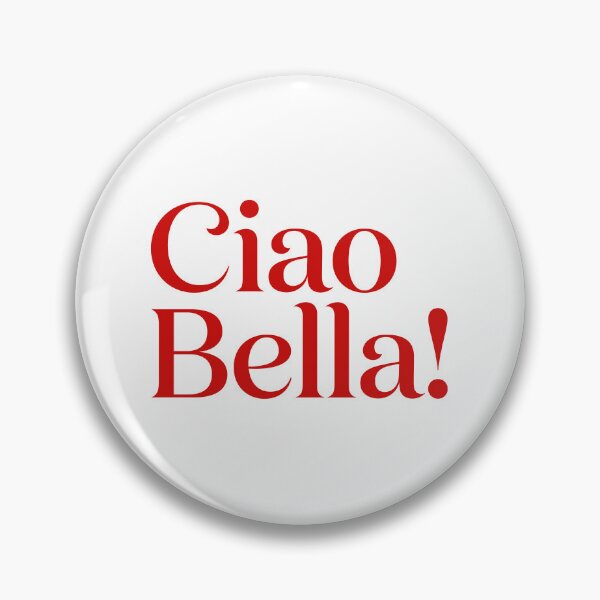 Item preview, Ciao Bella Italian Typography Poster designed and sold by NonnaWorks.