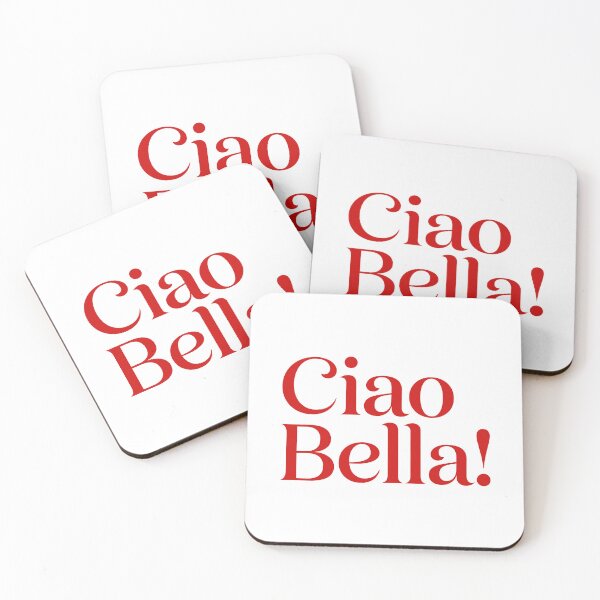 Item preview, Póster de tipografía italiana Ciao Bella designed and sold by NonnaWorks.