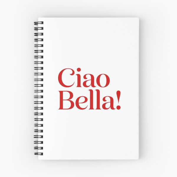 Item preview, Ciao Bella Italian Typography Poster designed and sold by NonnaWorks.