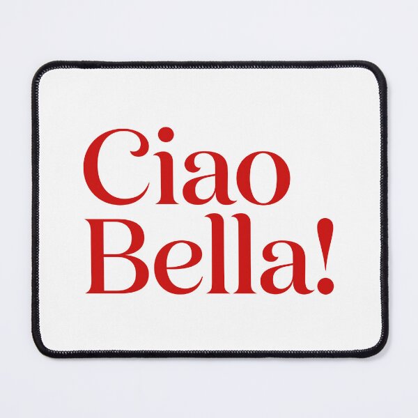Item preview, Ciao Bella Italian Typography Poster designed and sold by NonnaWorks.