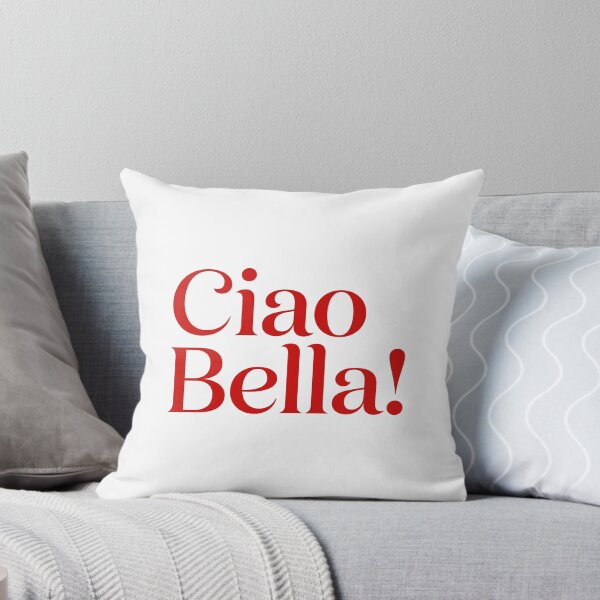 Artikelvorschau, Ciao Bella Italienisches Typografie-Poster entworfen und verkauft von NonnaWorks.