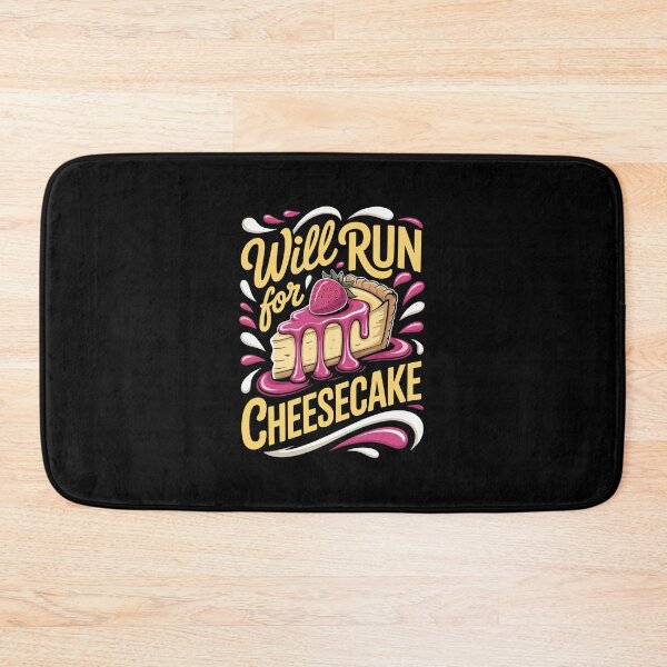 Item preview, WILL RUN FOR CHEESECAKE designed and sold by jkrphoto.