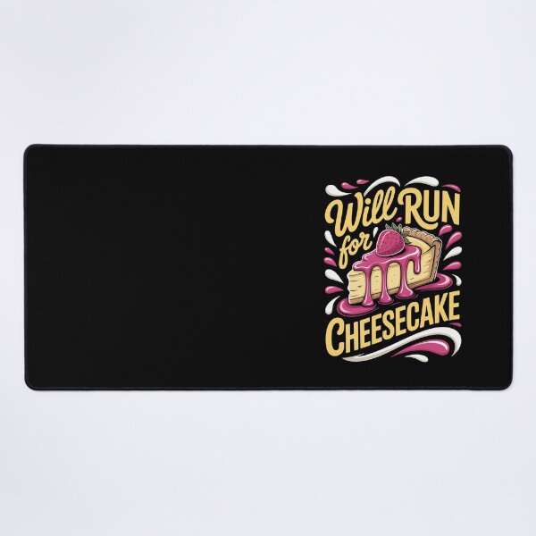 Item preview, WILL RUN FOR CHEESECAKE designed and sold by jkrphoto.