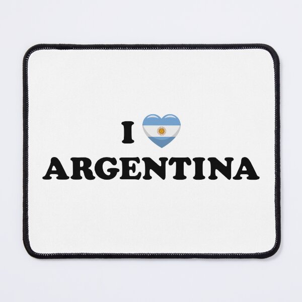 Item preview, I Love Argentina / I Heart Argentina (Black text with flag heart) designed and sold by STUDIO-72.