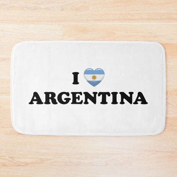 Item preview, I Love Argentina / I Heart Argentina (Black text with flag heart) designed and sold by STUDIO-72.