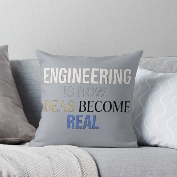 Item preview, Engineering Is How Ideas Become Real Engineer designed and sold by Amr Darwish Graphic designer.