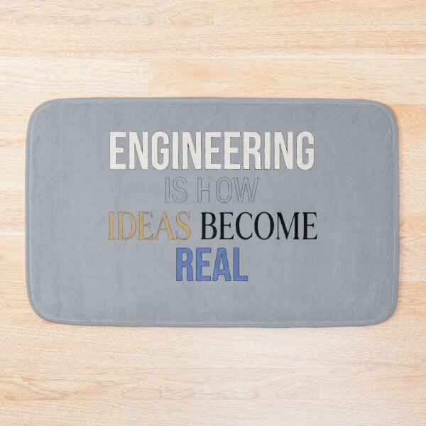 Item preview, Engineering Is How Ideas Become Real Engineer designed and sold by Amr Darwish Graphic designer.