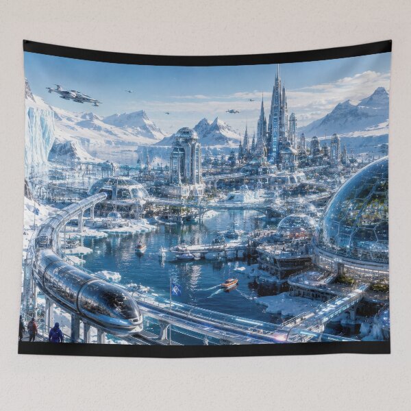 Item preview, Antarctic Metropolis designed and sold by cryolith7454.