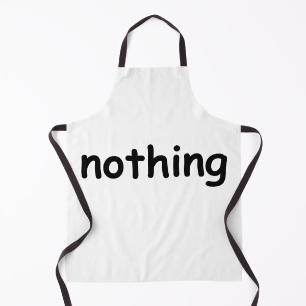 Item preview, NOTHING – Minimalist Funny Statement Design designed and sold by UrbanEchoHub.