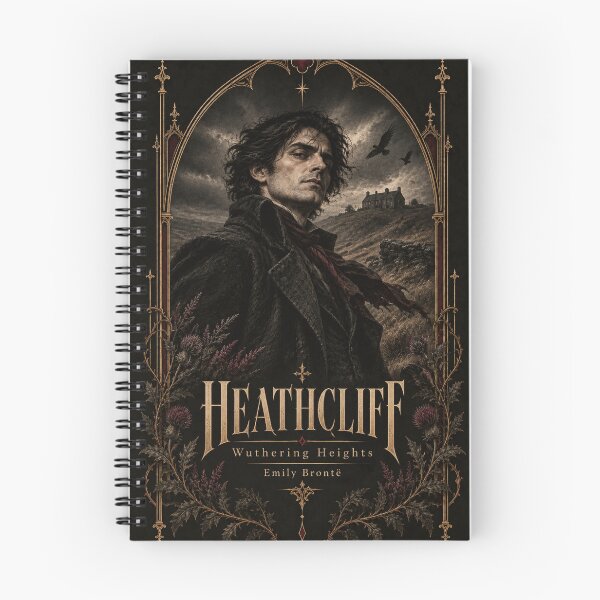 Item preview, Heathcliff – Wuthering Heights Gothic Literary Portrait designed and sold by MetaModel Editions.