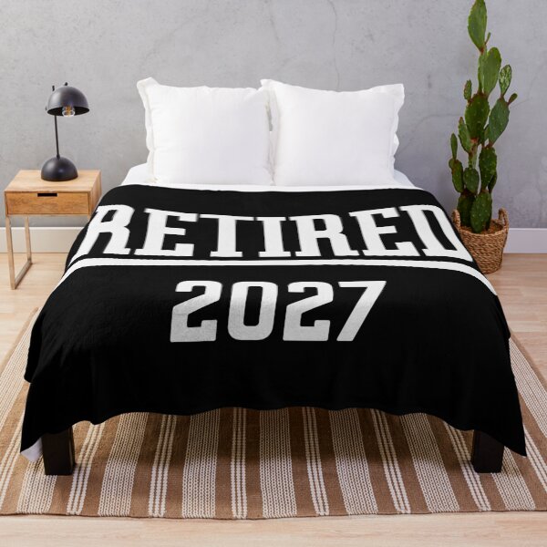 Item preview, Retired 2027 (Retiree / Pensioner / Concave / White) designed and sold by MrFaulbaum.