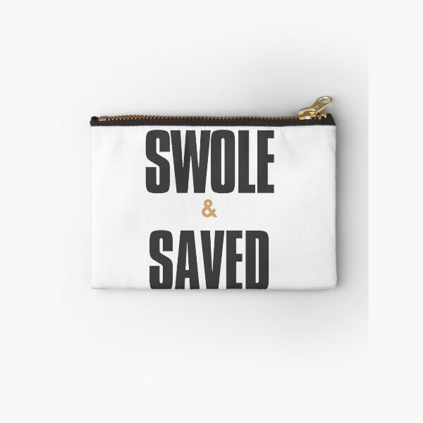 Item preview, Swole & Saved Shirt | Funny Christian Gym Tee designed and sold by guchieworldcollection.