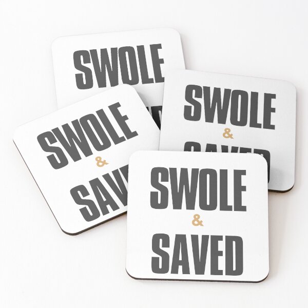 Item preview, Swole & Saved Shirt | Funny Christian Gym Tee designed and sold by guchieworldcollection.