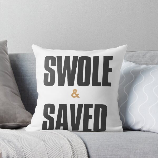Item preview, Swole & Saved Shirt | Funny Christian Gym Tee designed and sold by guchieworldcollection.