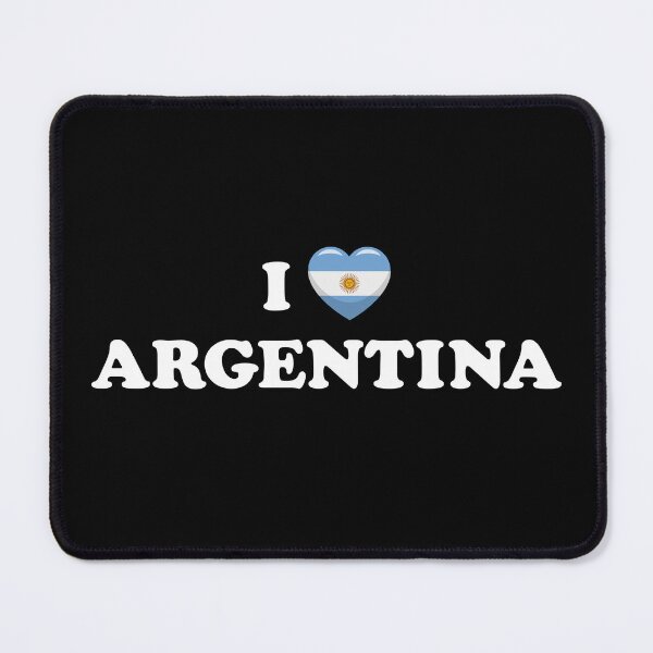Item preview, I Love Argentina / I Heart Argentina (White text with flag heart) designed and sold by STUDIO-72.