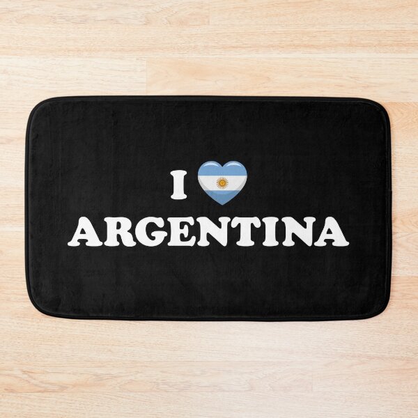 Item preview, I Love Argentina / I Heart Argentina (White text with flag heart) designed and sold by STUDIO-72.